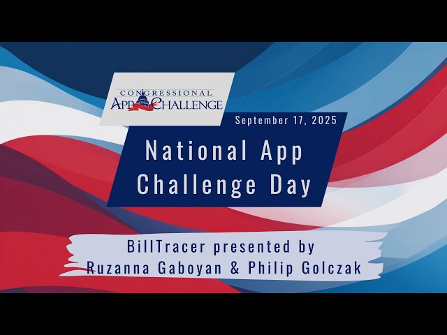 BillTracer | Congressional Hackathon 7.0 – App Challenge Alumni Pitch
