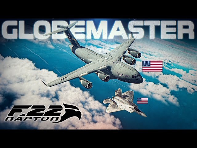 GLOBEMASTER | F-22 Raptor Behind Enemy Lines | Digital Combat Simulator | DCS |