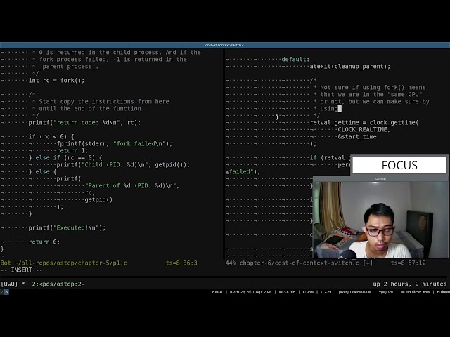 Live study: read along book "Operating Systems: Three Easy Pieces" (Part 59)