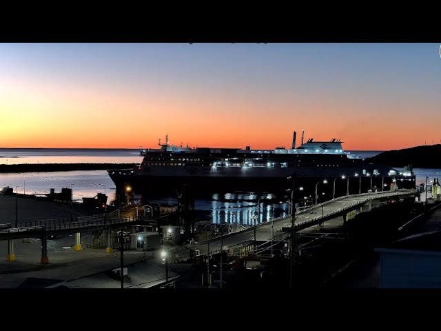 Tilley Cam -  24/7 Harbour Cam - Port aux Basques, Newfoundland - Live Stream
