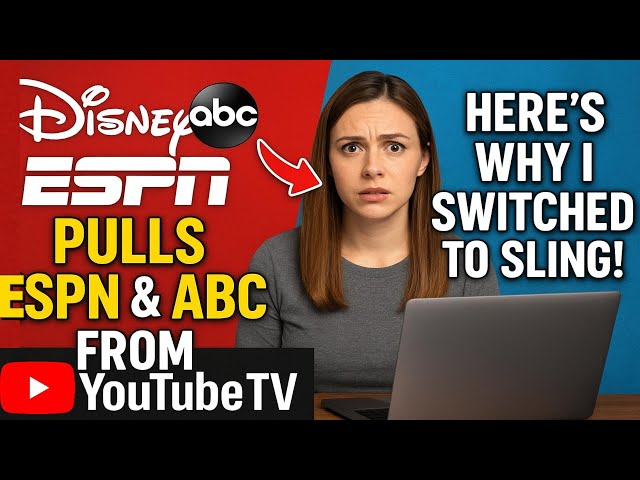 YouTube TV Loses Disney Channels (ESPN, ABC, FX) – The Real Reason I Moved to Sling TV