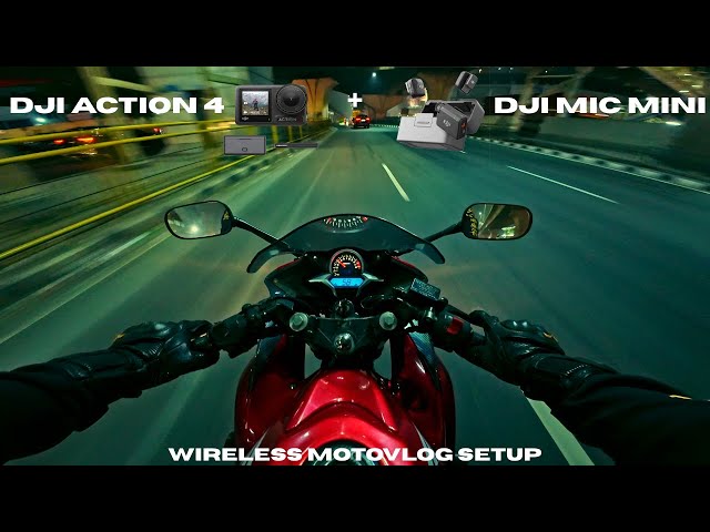 🎤 DJI Mic Mini + Osmo Action 4 MotoVlog Audio Test | Why I Switched from GoPro Setup!