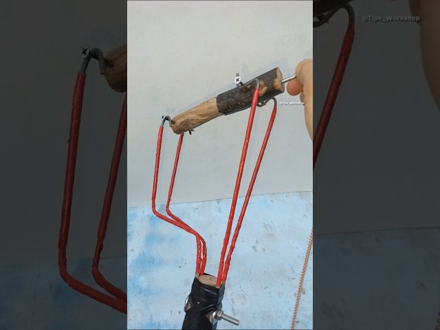 Amazing DIY Tool Idea for Attaching Ropes at Heights #diy #tips #tricks #tools