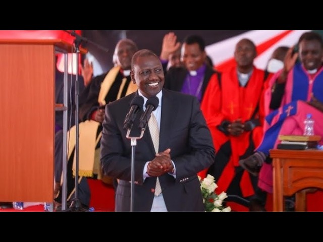 Live: Ruto and his Troops at Church Service, Kilgoris, Narok County