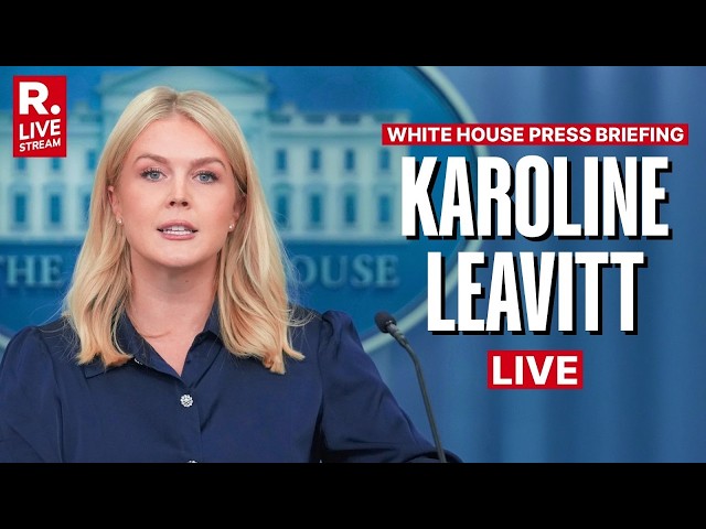 White House Press Secretary Karoline Leavitt Holds Briefing After US - Iran Ceasefire Announcement