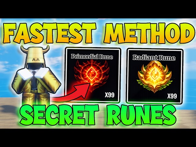 Fastest Method TO Get Secret RUNES FAST Sailor Piece! - Primordial Rune & Radiant Rune FAST!