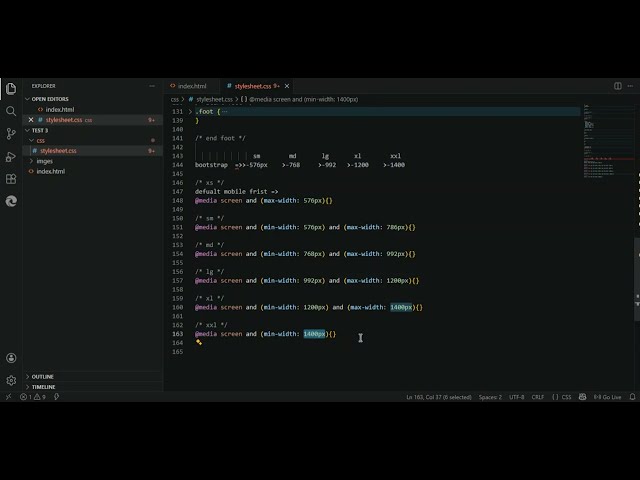 دبلومة Front-End للمبتدئين , تعلم (bootstrap break points part 2 )HTML ,Css,Javascript