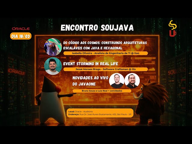 Encontro do SouJava na Oracle - Abril/2026