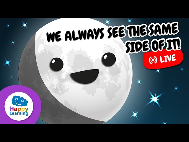 LIVE: 🌕 THE MOON | How much do we know? | Educational Videos for Kids @HappyLearningENG