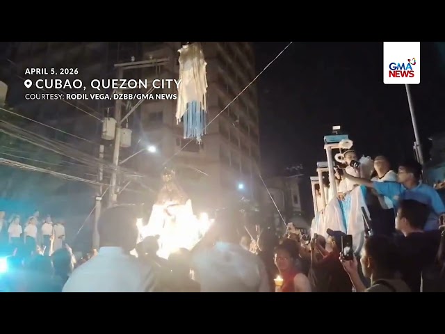 Tradisyonal na Salubong sa Cubao Cathedral | GMA News