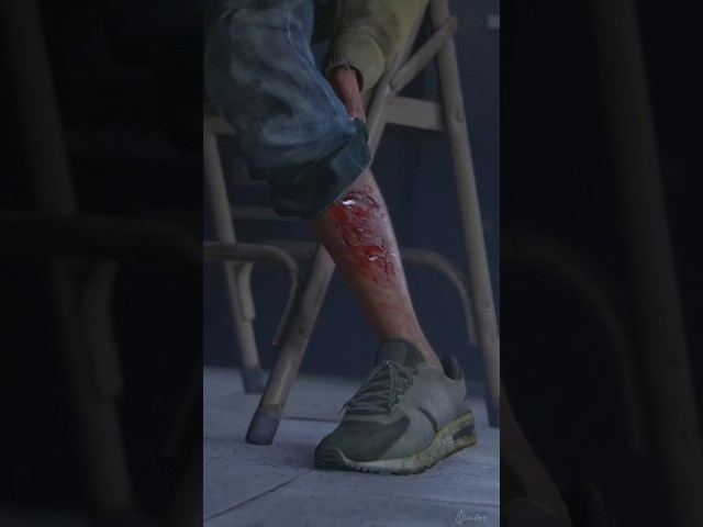 Most Saddest Moment When Sam Hides His Bite Mark From Ellie - The Last Of Us Part 1 PS5 #shorts