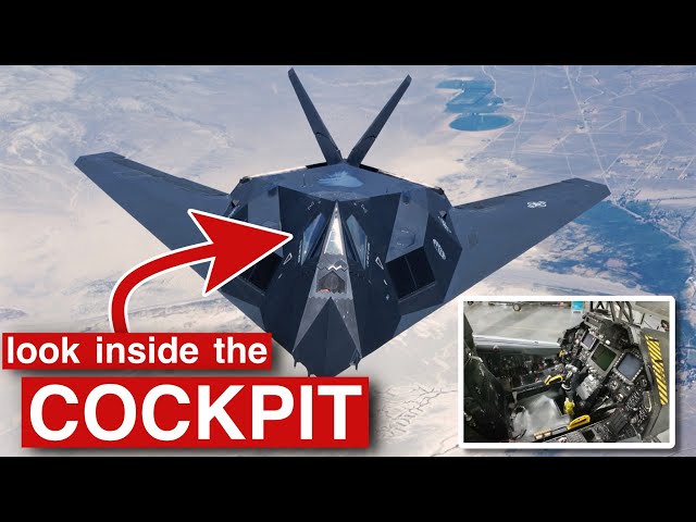 Guided tour around the the Lockheed F-117 'Nighthawk'