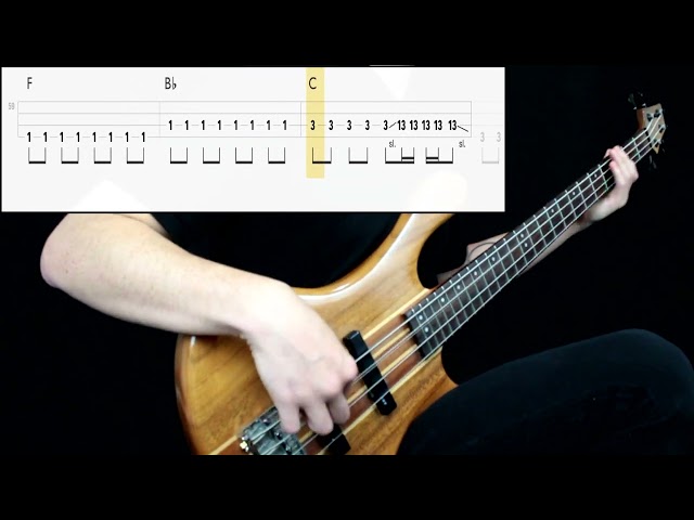 Alanis Morissette - You Oughta Know (Bass Cover) (Play Along Tabs In Video)