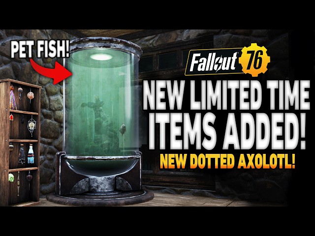 NEW Limited Time Items, Dotted Axolotl Location + Atomic Shop Update | Fallout 76 Latest News