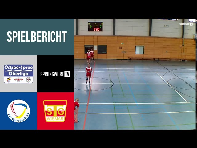 Pro Sport 24 vs. TSG Wismar | SPRUNGWURF.TV