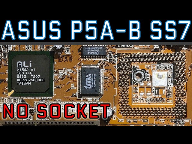 Surgery on a Socket 7: Fixing a "Butchered" ASUS P5A-B
