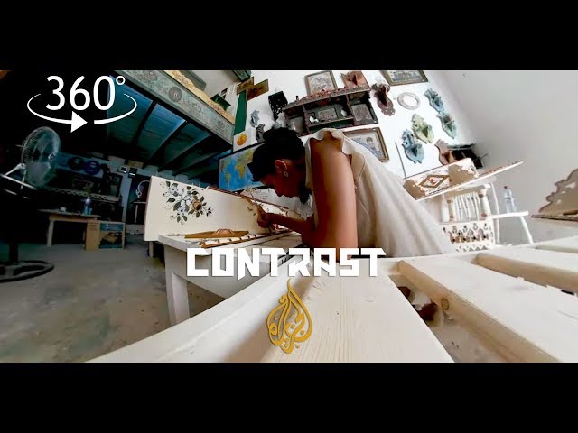 🇹🇳 بتقنية 360 درجة.. شاهد كيف تعيد امرأة في #تونس إحياء كنوز بلدها التراثية وتحفظها