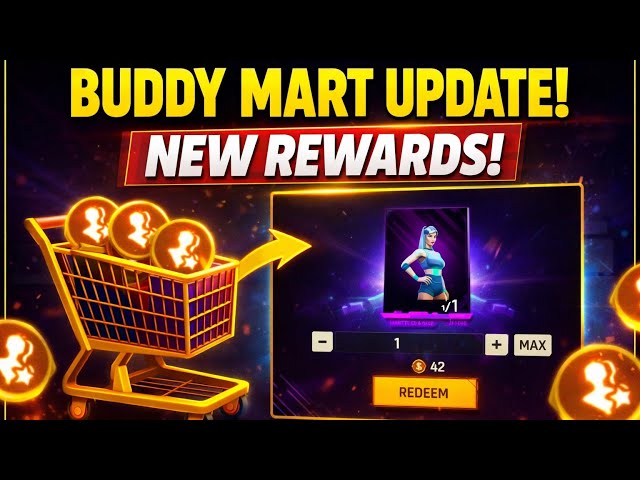 Buddy Mart Store Update Free Fire | New Buddy Mart Store Update Free Fire