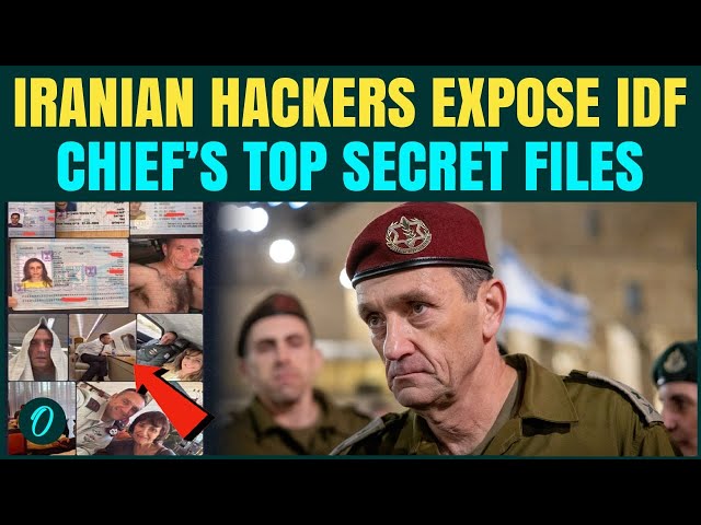19,000 Files EXPOSED! Iranian Hackers Leak IDF Chief Halevi’s Photos, Videos, Military Secrets