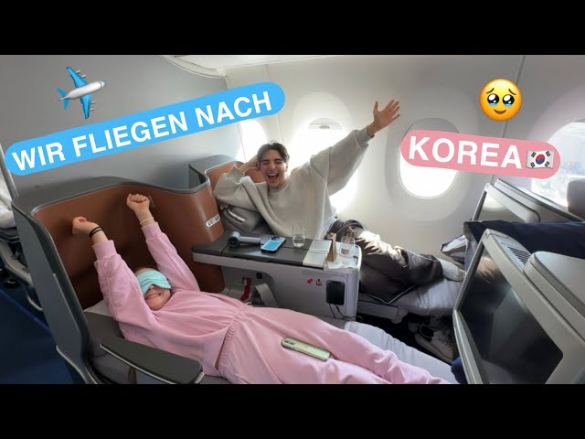 WIR FLIEGEN NACH KOREA🥹🇰🇷 KOMPLETTE REISE-VLOG✨