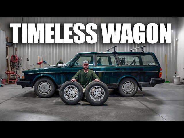 Ein Volvo 240 von 1993 erstrahlt nach dem Winter in neuem Glanz!