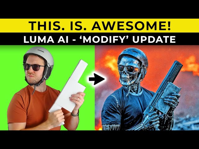 Create INSANE Videos With Luma Ai Modify Tool | How-To Tutorial