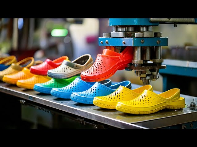 Crocs Slipper Manufacturing Process – Start to Finish (Factory Tour)