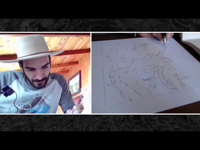 Cole Higgins Live Drawing How to Draw The Way
