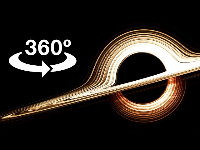 Falling into a Black Hole in 360 VR 4K