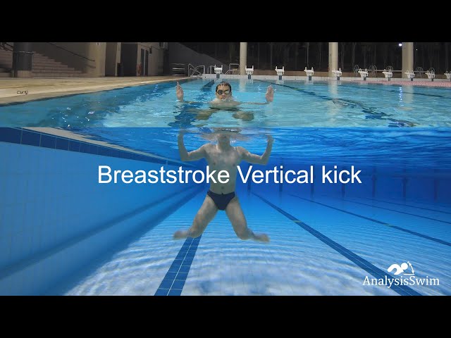 Breaststroke vertical kick
