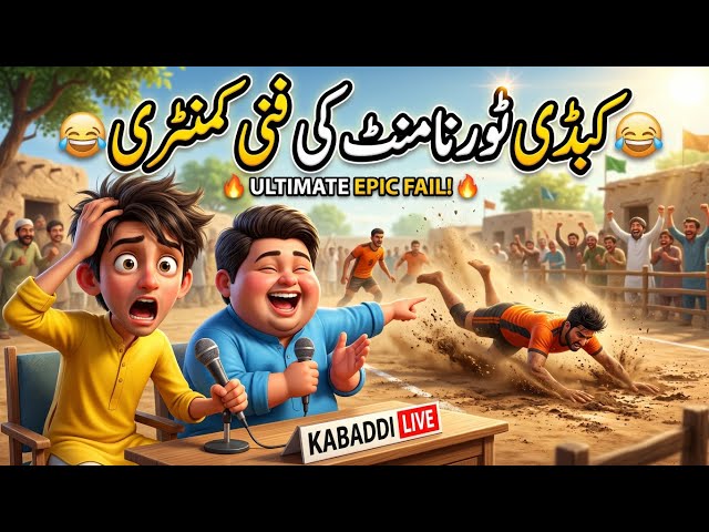 Funny Kabaddi Tournament 😂 | Urdu Comedy Commentary