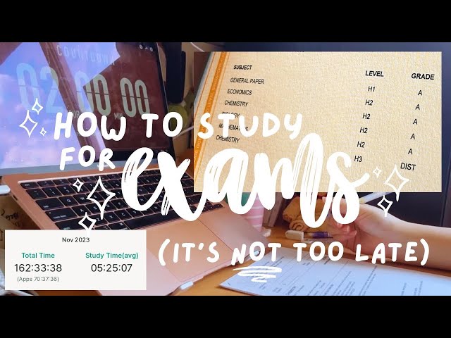 the ultimate exam study guide: how to get straight A’s without burnout