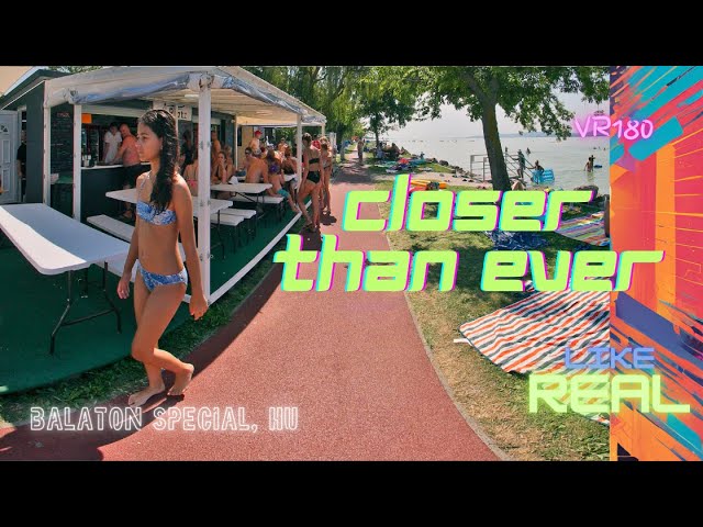 Balaton Beach – So Close, You Can Almost Feel It | VR180 8K60 🌊☀️