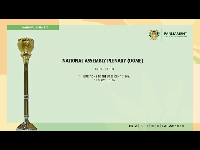 National Assembly Plenary, 12 March 2026