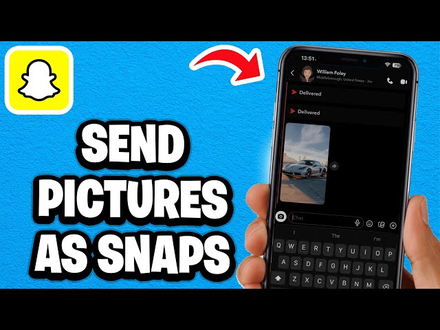 How To Send Pictures As Snaps On Snapchat - 2026