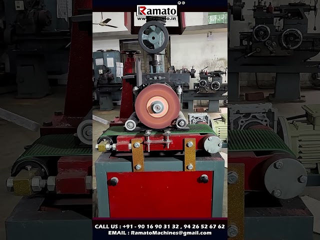 Deburring Machine for Metal | Polishing & Buffing Machine Automatic  Ramato®© Indian Manufacturer