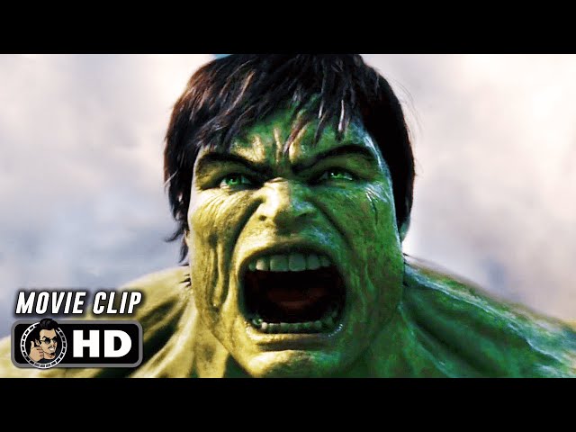 THE INCREDIBLE HULK Clip - "University Battle" (2008) Edward Norton