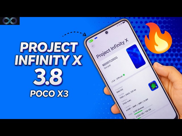 Project Infinity X 3.8 Poco X3 🔥 Android 16 Custom ROM | Full Review & Installation Guide