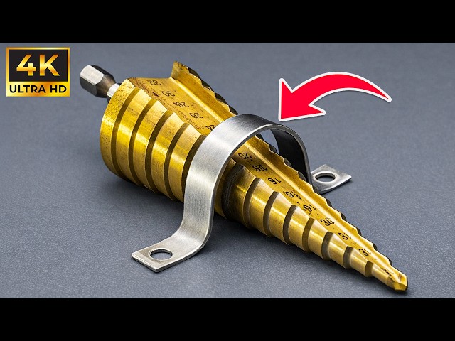 Never Buy A New Step Drill Bit! Easy Way To Sharpen Step Drill Bits in Just 2 Minutes Like a Pro