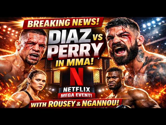 Nate Diaz vs Mike Perry OFFICIAL! Netflix Just Built the BEST card of the Year!