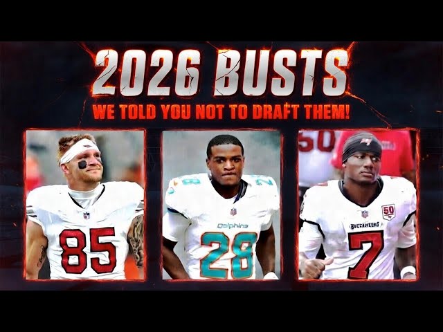 Early Busts for 2026: Players to Avoid Next Season + Kirk Cousins signs with Raiders!