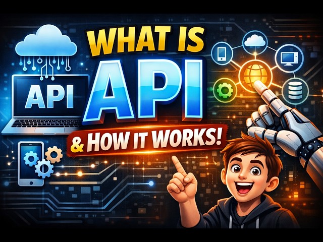 What is API? How API Works in Real Life 🔥 (Beginner Friendly) #API #WhatIsAPI #APITutorial #LearnAPI