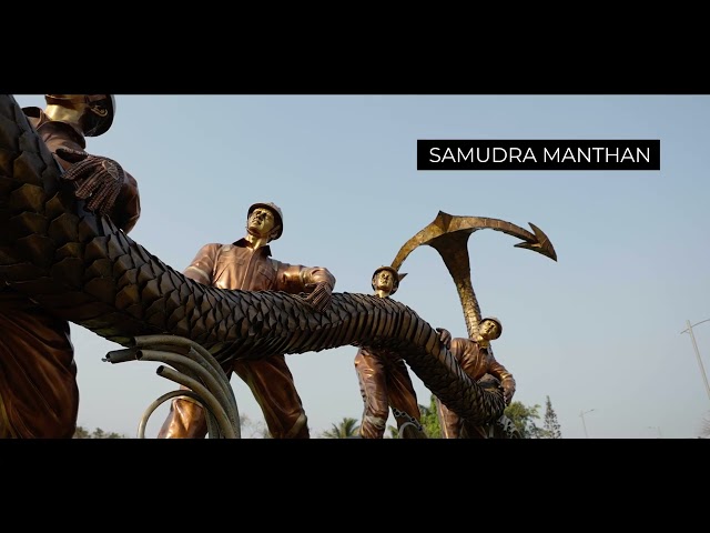 Scrap Metal Sculptures | Samudra Manthan | ONGC IPSHEM GOA