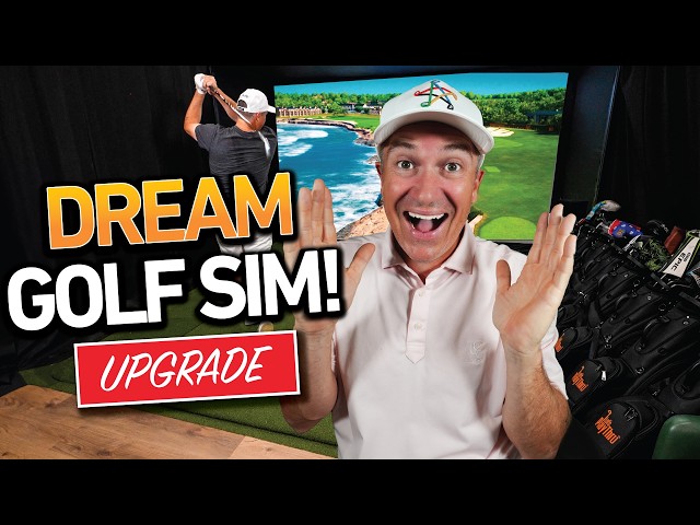 MASSIVE UPGRADE to My Dream Golf Simulator!