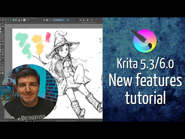 Discover Krita 5.3/6.0: 10 new features explained to get you started