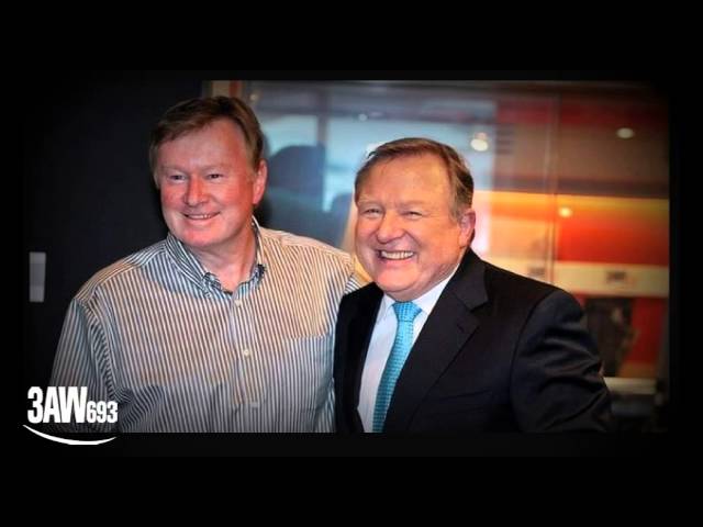 Peter Hitchener gets the giggles on 3AW