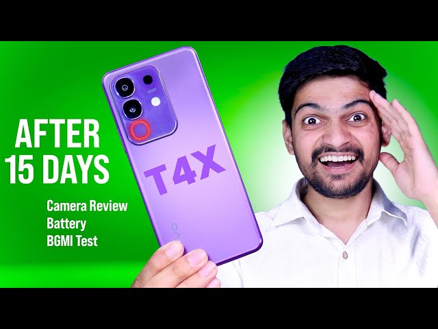vivo T4x 5G Review after 15 Days - Camera Test, BGMI Test, Battery | vivo t4x 5g full Review