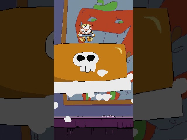 The Noise vs Peppino Final Boss Fight Pizza Tower #pizzatower #peppino #perman #shorts