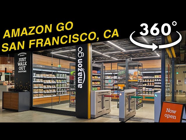 Step Inside Amazon's Futuristic Self-Service Store in San Francisco - 360 Degree VR Tour - Dec 2021