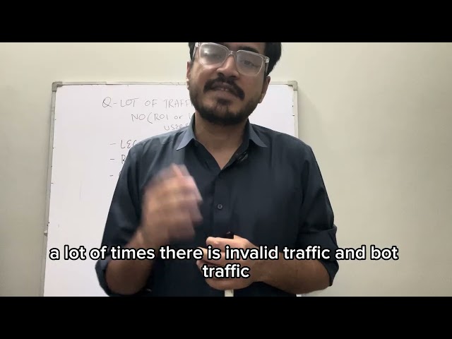 Lot of Traffic but No Revenue - CMO interview question 